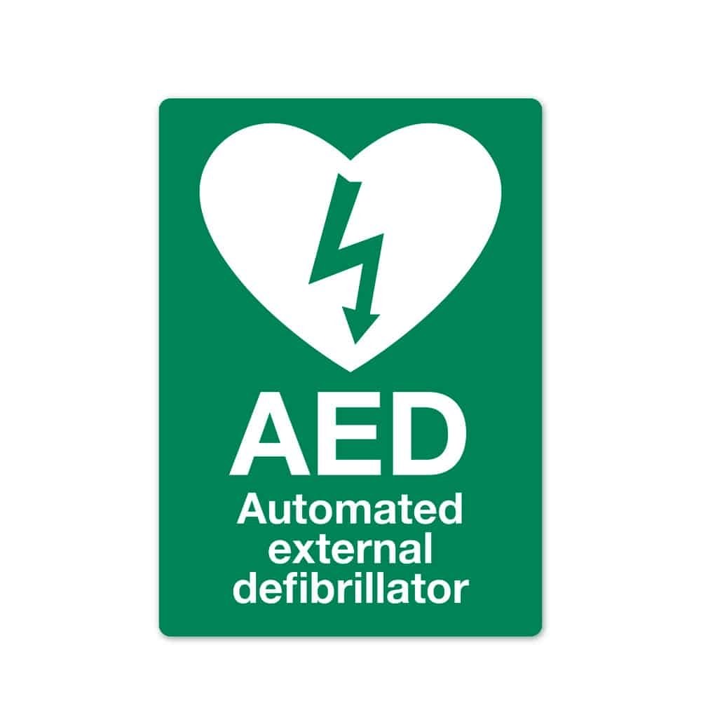 aed-wall-sign